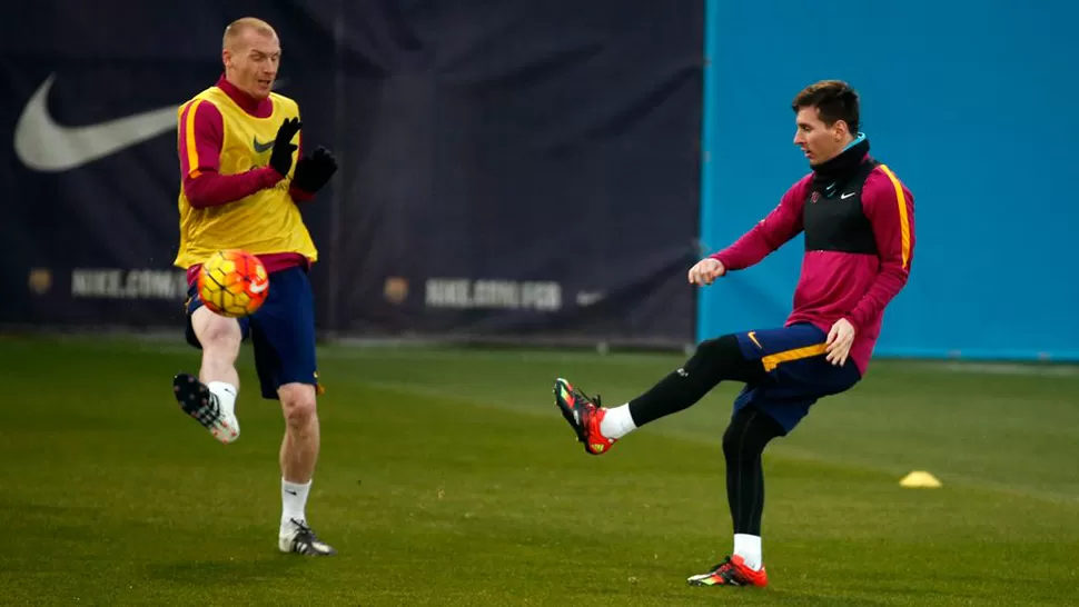 REGRESO. Messi está en condiciones de reaparecer ante el equipo malagueño.
FOTO TOMADA DE FCBARCELONA.ES