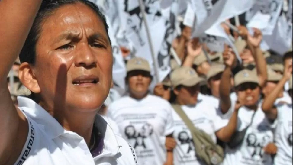 DIRIGENTE. Milagro Sala, líder de la Tupac Amaru, está presa. FOTO TOMADA DE POLITICAYMEDIOS.COM,AR