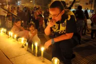 Encendieron velas en tribunales para homenajear a Vides