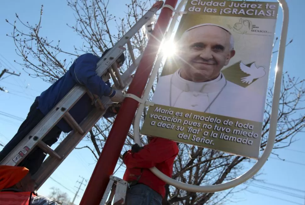 ARREGLOS. La tercera visita de Bergoglio a México; la primera como Papa. 