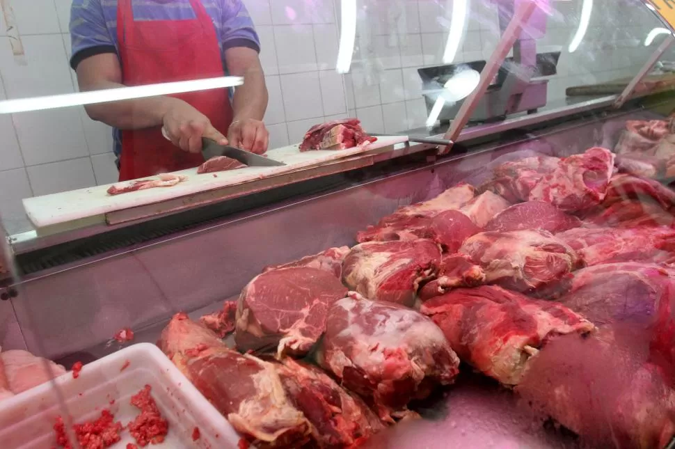 EN EL MERCADO. Buryaile expresó que el precio de la carne bajó alrededor de un 20% en Buenos Aires. dyn