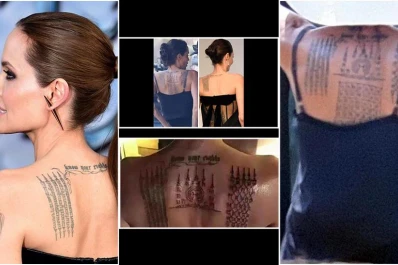 Angelina Jolie estrenó tatuaje nuevo en Camboya
