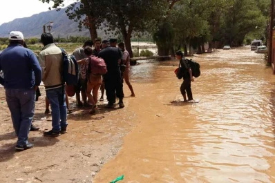 Todavía hay 300 evacuados en Jujuy