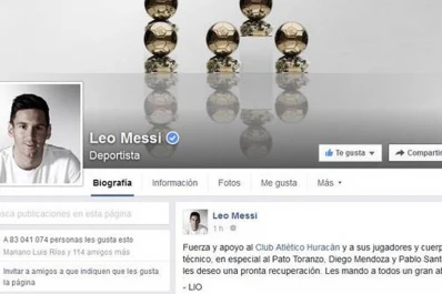 El mensaje de apoyo de Messi para los jugadores de Huracán