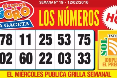 Los Números de Oro de LA GACETA