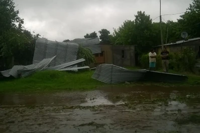 El viento causó estragos en Tucumán