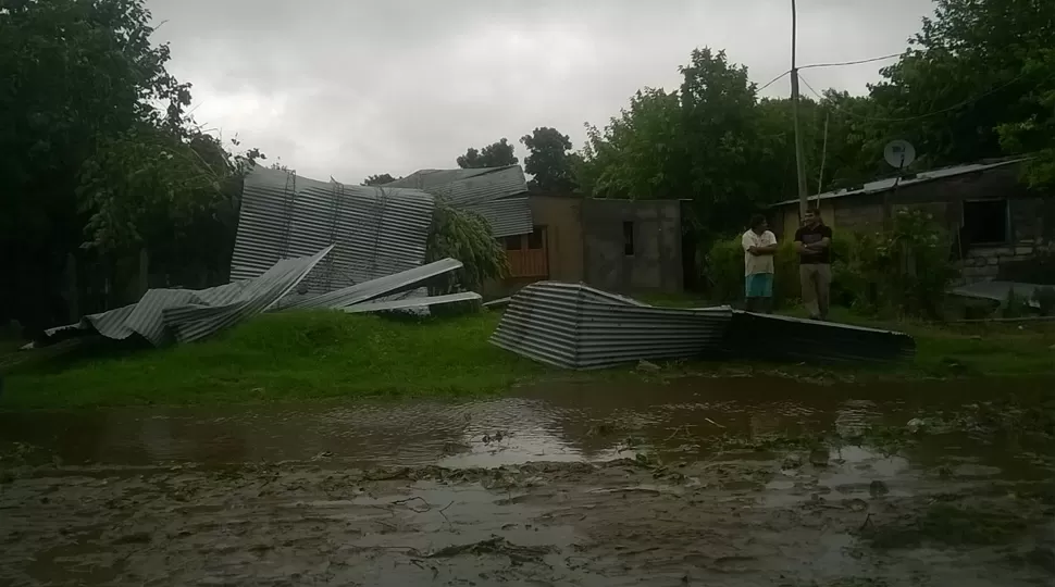 El viento causó estragos en Tucumán