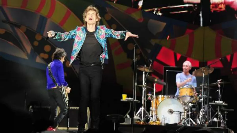 LUJO. El vocalista de la banda británica The Rolling Stones, Mick Jagger, agradeció a sus fans por las increíbles tres noches en La Plata. FOTO TOMADA DE CLARÍN.COM