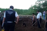 Hallaron enterrado el auto con el que atropellaron y mataron a tres personas, en Ranchillos