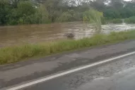 Estas son las rutas cortadas tras el desborde del río Gastona: 38, 324 y 65