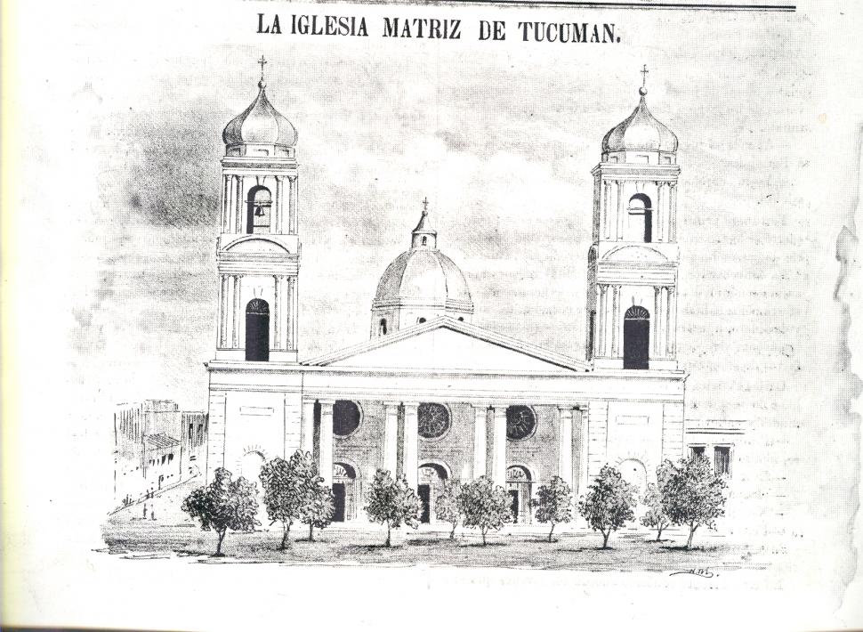 EL SERMÓN DE 1856. Portada del folleto de 13 páginas editado por el Gobierno de Tucumán.