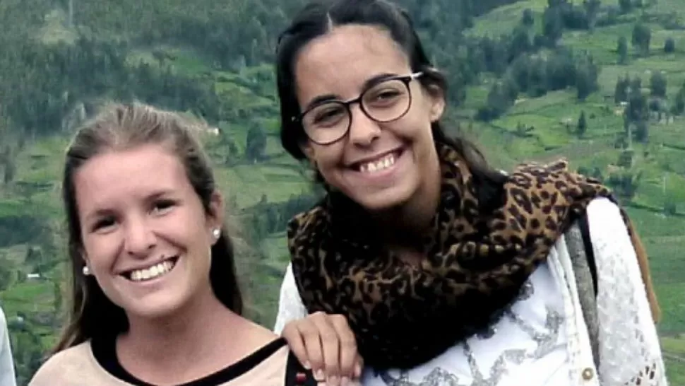 TRAGEDIA. María José Coni y Marina Menegazzo fueron asesinadas en Ecuador.