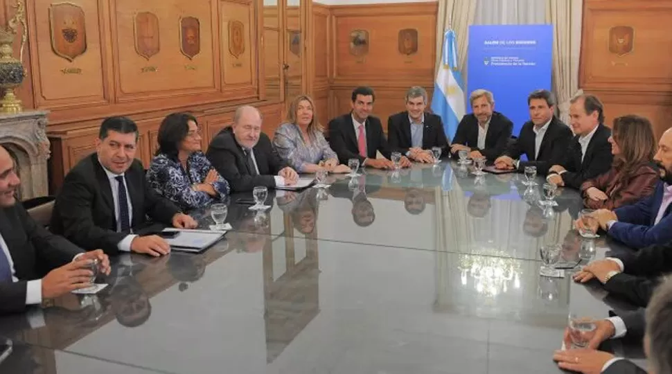 REUNIÓN. Rogelio Frigerio convocó a los gobernadores de todo el país. .FOTO TOMADA DE RIOJAPOLITICA.COM