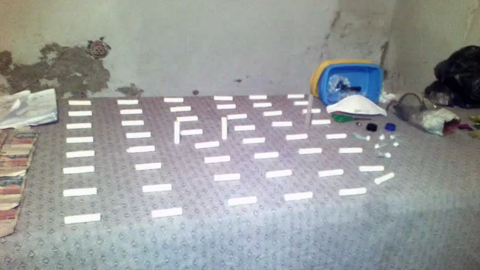 LA DROGA ENCONTRADA.