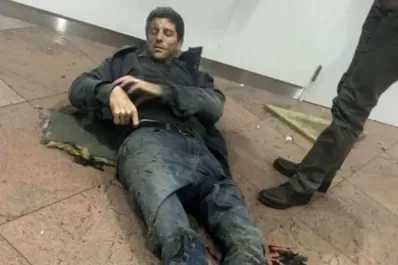 Ataques en Bruselas: la foto del deportista herido que conmociona al mundo