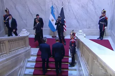 Así recibió Macri a Obama en la Casa Rosada