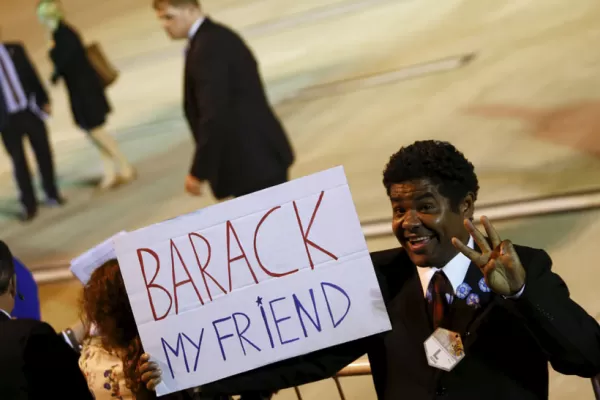 Omar Obaca recibió a su amigo Obama