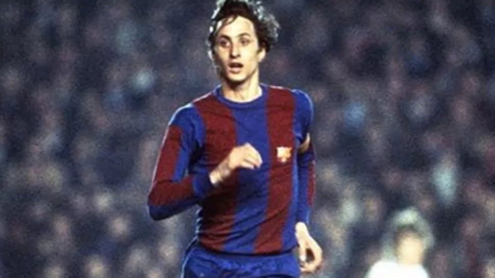 FINA ESTAMPA. El Mago desparramó su talento en Barcelona hasta entrada la década del '80. FOTO TOMADA DE FACEBOOK.COM/LEOMESSI