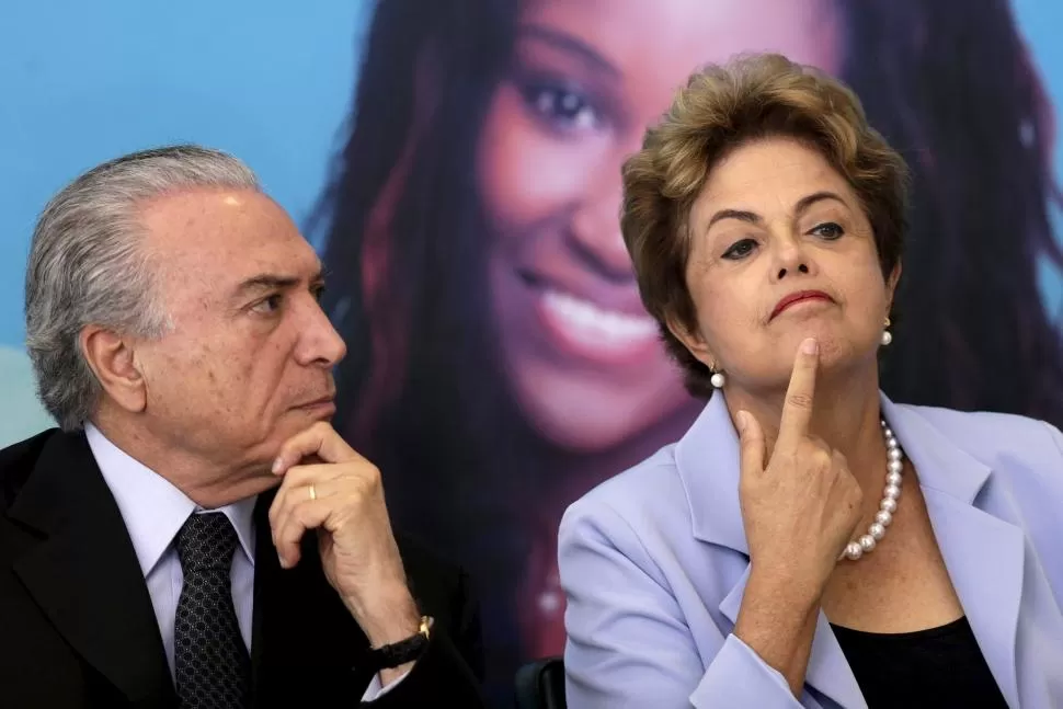 AMENAZA. Dilma Rousseff está preocupada por el juicio político. reuters 