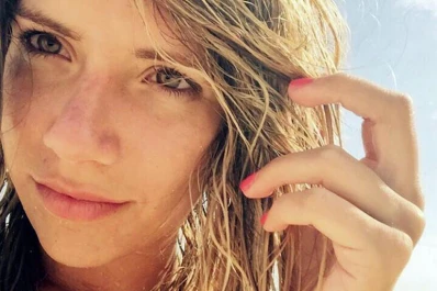 Laurita Fernández, muy sexy en las playas del Caribe