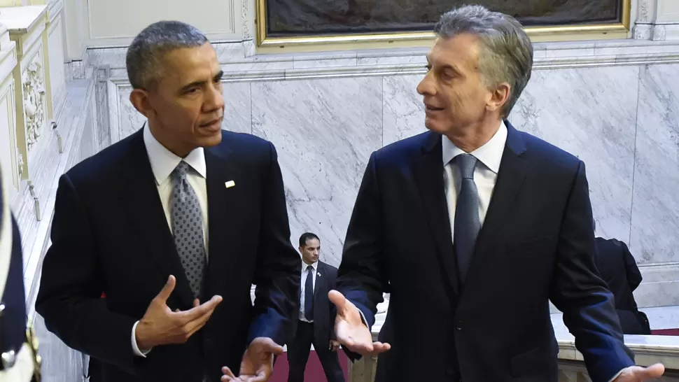 ENCUENTRO. Obama y Macri volverán a reunirse, aunque esta vez en Estados Unidos. DyN. 