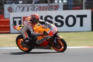 En una rara jornada, Márquez fue el más veloz