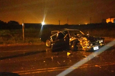 Un auto y un taxi chocaron en la ruta 9: hay tres heridos