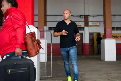Luego de la despedida de Pena, San Martín entrenó con Martos en el estadio