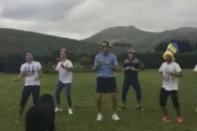 Video: Del Potro se luce siguiendo el ritmo del Piky Challange