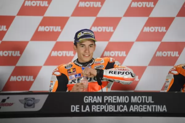 Márquez nunca dejó de sonreír