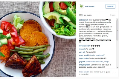 Cinco cuentas de Instagram que te harán comer sano