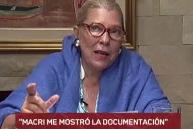 Panamá Papers: Carrió mostró documentación que le envió Macri
