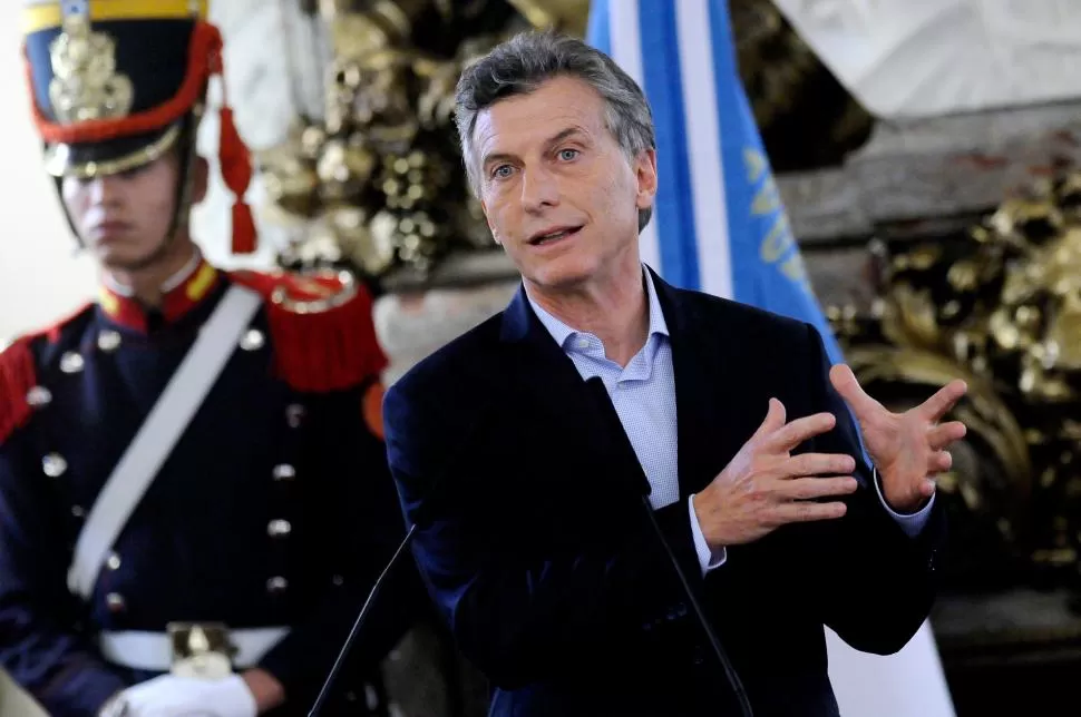 “NO HUBO OMISIÓN MALICIOSA”. Así lo aseguró anoche, en la Casa Rosada, el presidente Macri a modo de respuesta a la imputación de un fiscal federal. dyn 
