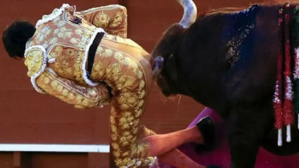 DOLOR. El torero tuvo que ser hospitalizado por las lesiones. FOTO TOMADA DE MINUTOUNO.COM