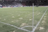 El estadio Unico lució en muy mal estado