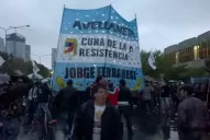 Militantes realizan una vigilia en Comodoro Py en señal de apoyo a Cristina Fernández