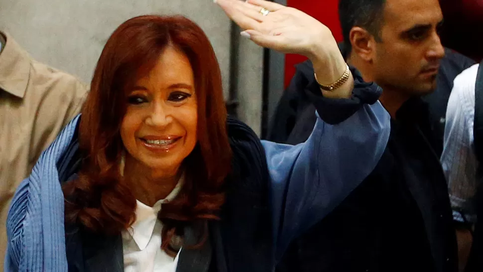 SONRIENTE. Cristina Fernández presentó un escrito ante el juez Bonadio por la causa de dólar futuro. RUTERS
