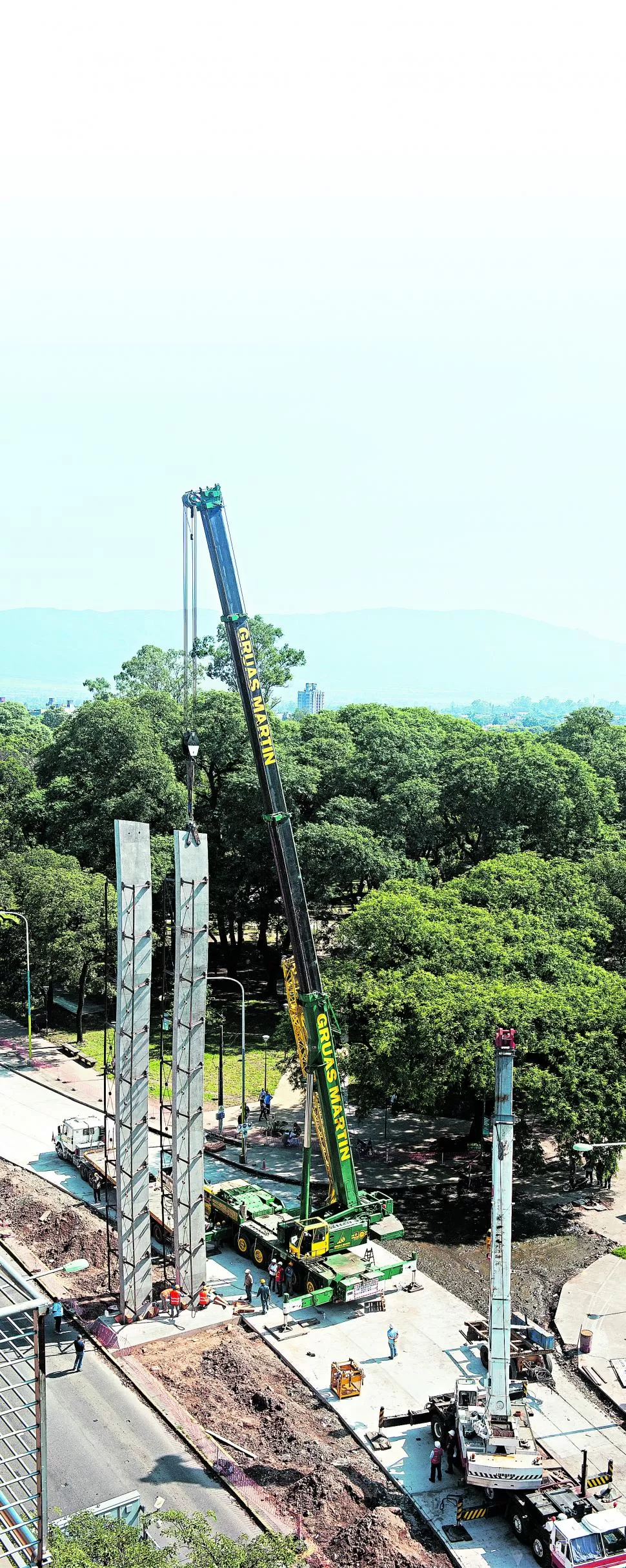 La bandera de hormigón ya flamea en la Mate de Luna