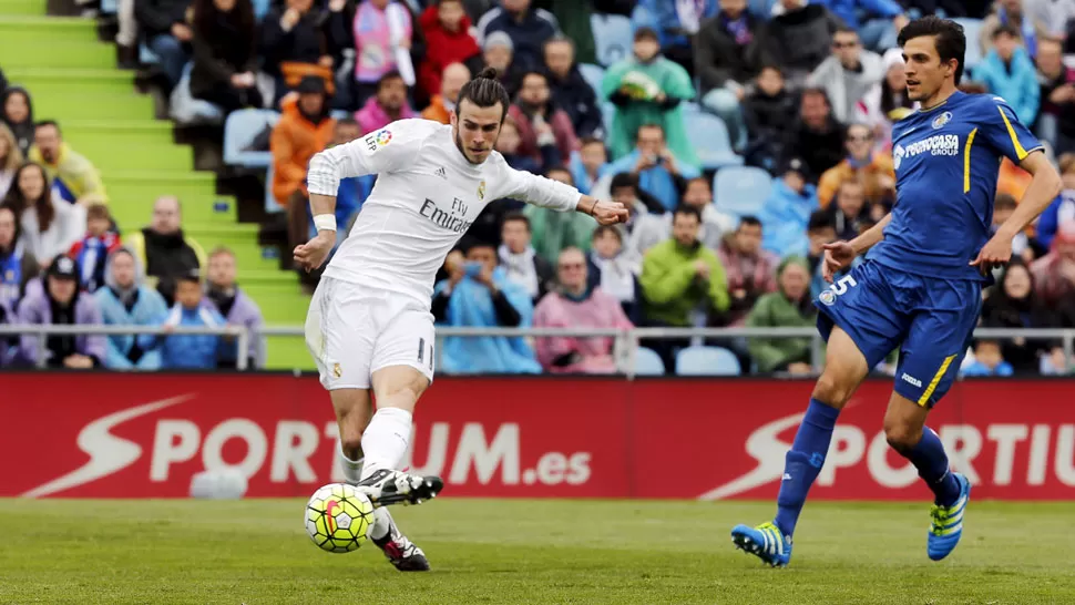 ENCENDIDO. Bale llegó a los 16 goles en la temporada, su mejor marca desde que llegó al club en 2013. REUTERS