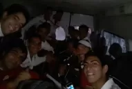 Los jugadores de San Martín se fueron de la cancha en patrullero