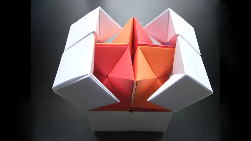 Arte con papel: muestra de origamis en Tucumán