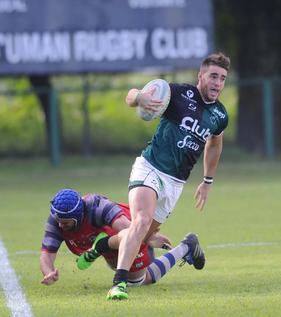 PUNZANTE. Lucas Cartier, wing de un “verdinegro” que fue letal en el epílogo. la gaceta / foto de héctor peralta