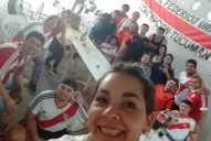 Asado y caravana para alentar, en el Superclásico