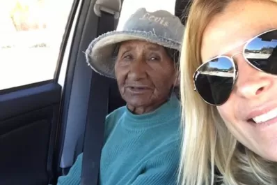 Perdió un colectivo, hizo dedo y la llevó Eugenia Tobal