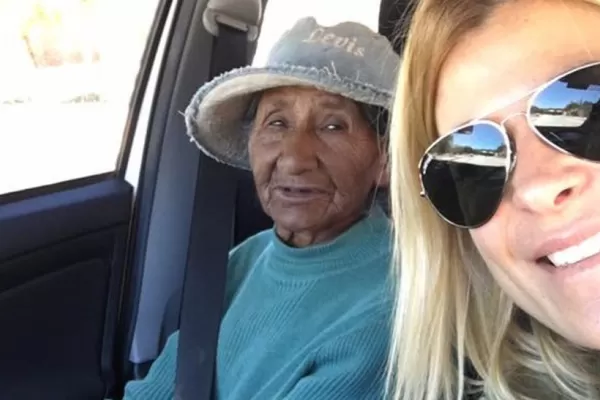 Perdió un colectivo, hizo dedo y la llevó Eugenia Tobal