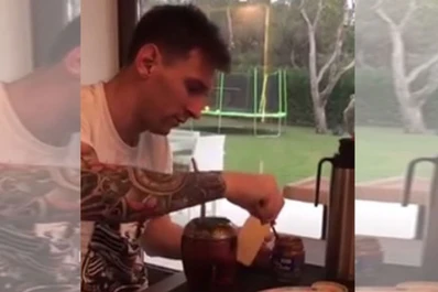 100% argentino: a Messi no le faltan el mate ni el dulce de leche