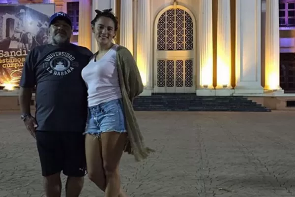 Mirá las fotos de las vacaciones de Maradona en el Caribe