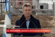 Macri lanzó un plan de viviendas y cuestionó el proyecto de ley antidespidos