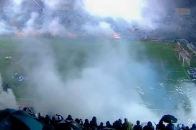 Otra vez explotó El Monumental cuando Atlético salió a la cancha