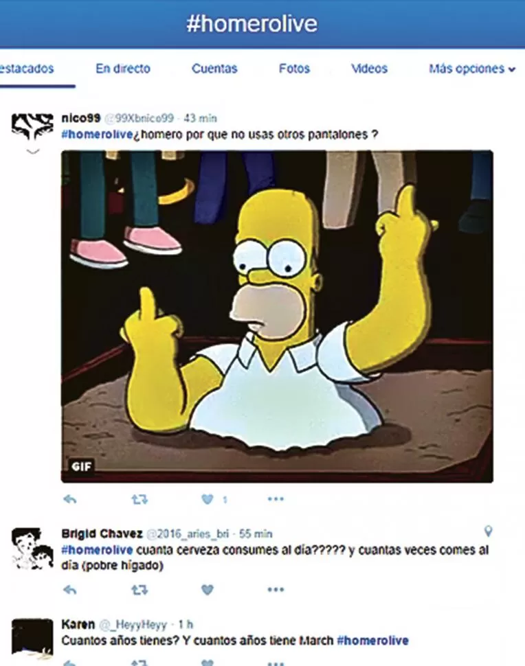 Homero Simpson responde preguntas